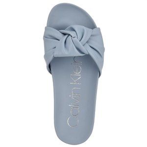 Calvin Klein  Chaya Blue Platform Sandals slip on